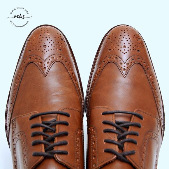 Cole Haan Modern Classics Wingtip Derby Shoes - Picture 10 of 13